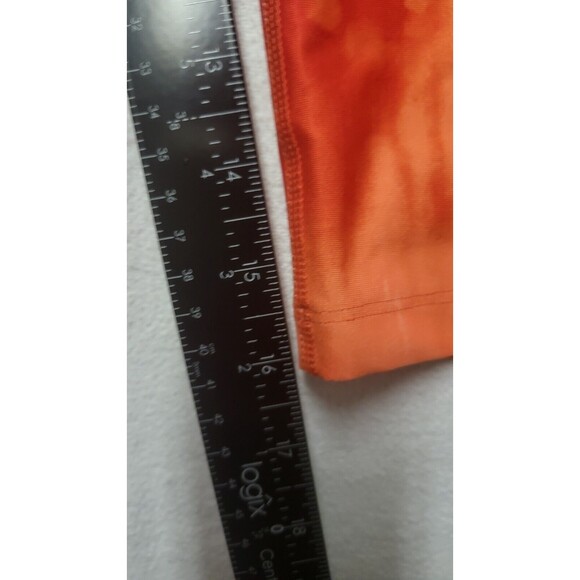 Under Armour Compression Capri Girls Sz Lg Orange - Picture 4 of 5